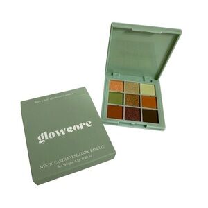 NIB Glowcore Mystic Earth Eyeshadow Palette 9 Pan Matte Shimmer Great Gift idea